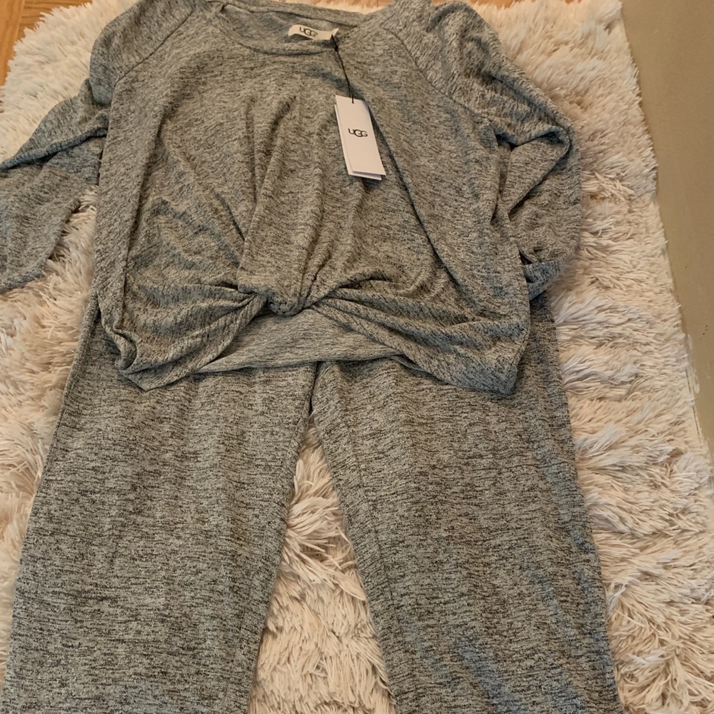 UGG Fallon Knit Pajama Set Sz XL NWT